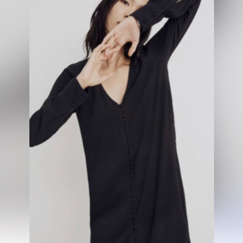 Madewell Black Midi Dress